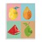 Stupell Industries Modern Pop Fruits Abstract Framed Giclee Wall Art Design by Carol Robinson